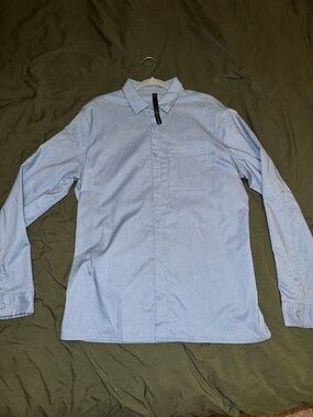 lululemon athletica Light Blue Men's Dress Shirt